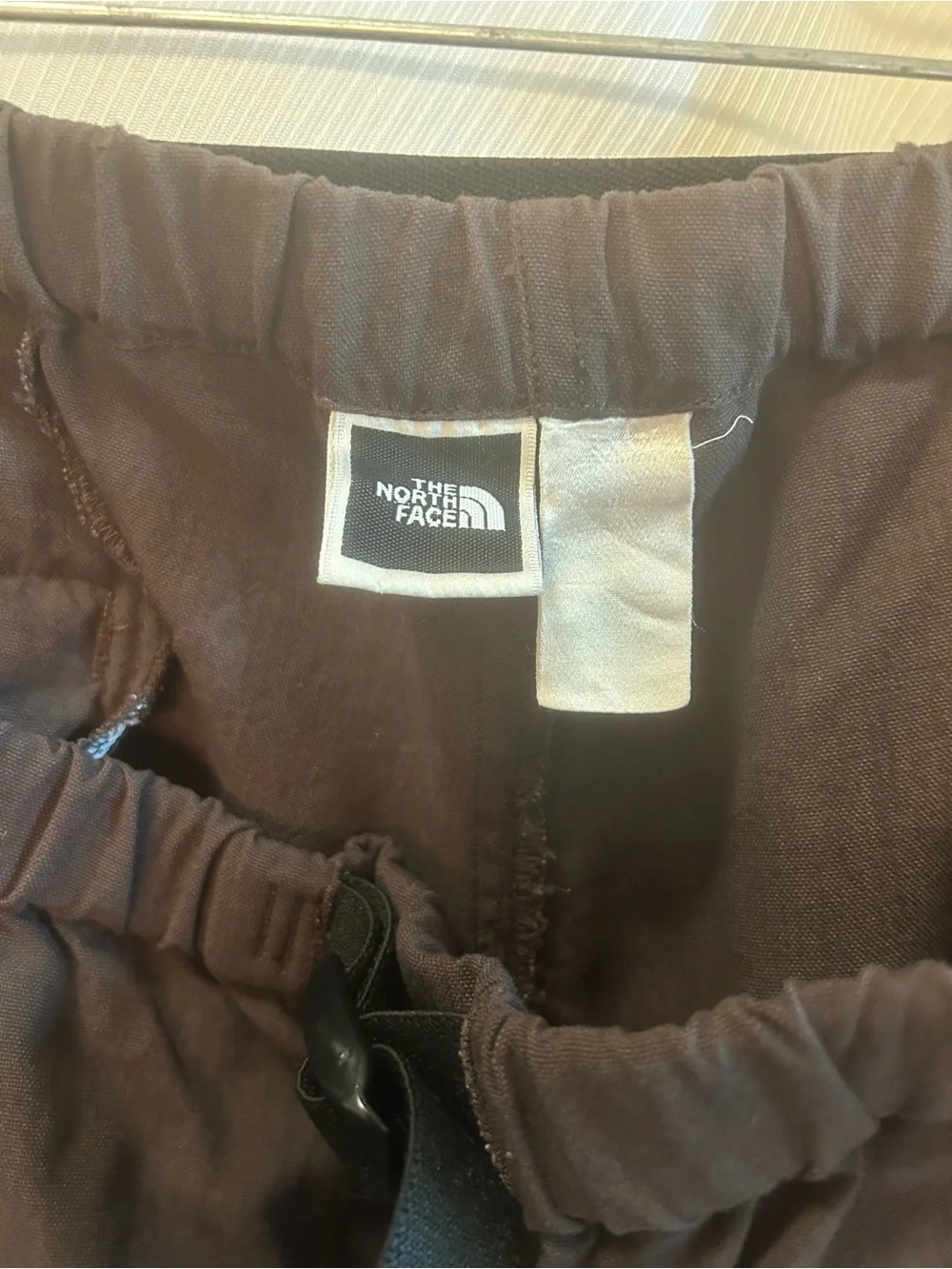 Men's Brown Elastic-Waist Casual Pants